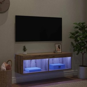 vidaXL Ντουλάπι Τηλεόρασης Τοίχου 100 x 30 x 30 cm Artisan Oak