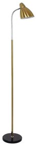 Φωτιστικό Δαπέδου Versa 00832 1xE27 Με Μαρμάρινη Βάση Φ14,5cm 155cm Bronze-Gold GloboStar