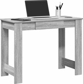 vidaXL Γραφείο Γκρι Sonoma 100x45x75 εκ. από Επεξεργασμένο Ξύλο