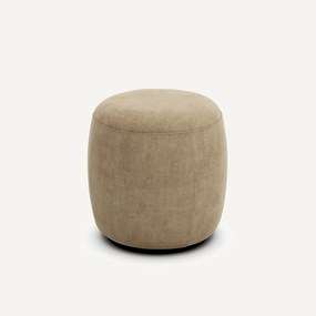 Υποπόδιο από βελούδο stonewashed Rosebury, σχεδίασης E. Gallina