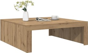 vidaXL Τραπεζάκι Σαλονιού Artisan Δρυς 100x100x35 εκ. Επεξ. Ξύλο