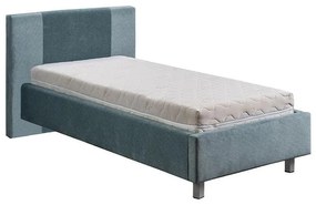 Επενδυμένο Κρεβάτι Aosta 90 Μέντα 90x200 εκ. 124x217x100 εκ.