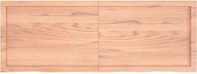 vidaXL Επιφ Τραπεζιού Αν Καφέ 140x50x(2-4)εκ. Επεξ. Μασίφ Ξύλο Δρυός