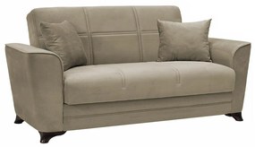 Καναπές Κρεβάτι Διθέσιος ArteLibre JULIAN 2S Ανοιχτό Καφέ 172x85x90cm