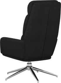 vidaXL Πολυθρόνα Relax Μαύρη Υφασμάτινη