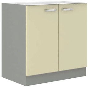 Επιδαπέδιο ντουλάπι Ingrid 80 D 2F-Krem