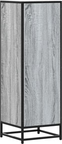 vidaXL Highboard Grey Sonoma Κατασκευασμένο ξύλο και μέταλλο