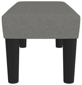vidaXL Πάγκος Σκούρο Γκρι 70 x 30 x 30 εκ. Υφασμάτινος