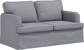 vidaXL Καναπές 2 pcs Ανοιχτό γκρι