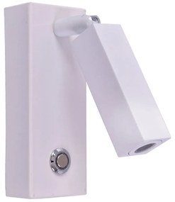 Φωτιστικό Τοίχου - Απλίκα 77-3519 SE 128-1AW Led Dave White Mat Homelighting Metal