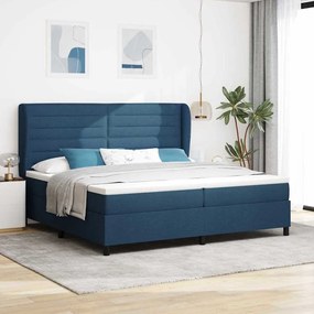 vidaXL Κρεβάτι με Στρώμα Μπλε 200x200 εκ