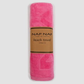 Πετσέτα Θαλάσσης (90x170) Naf-Naf Velour Pink