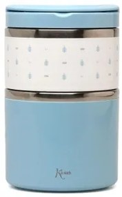 Kiokids Θερμoδοχείο Φαγητού με 2 Θαλάμους Ciel 930ml.