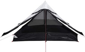 vidaXL Σκηνή Κάμπινγκ 2 Ατόμων Διάβροχη Λευκή Ύφασμα Συσκότισης