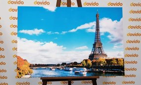 Εικόνα όμορφο αστικό τοπίο του Παρισιού - 120x80
