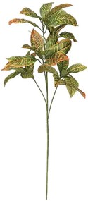 Τεχνητό Κλαδί Κρότωνας 00-10015 90cm Green-Yellow Marhome Ύφασμα,Πλαστικό