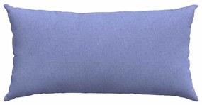 vidaXL Μαξιλάρι Καναπέ 2 pcs Μπλε τζην 80 x 40 cm ύφασμα