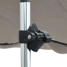 vidaXL Επέκταση Σκιάστρου Σχήμα Τ Ανθρακί 174x205x(115-194) εκ.