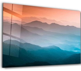 Πίνακας Γυάλινος 672BRS2450 110x70cm Multi Wallity Οριζόντιοι Γυαλί