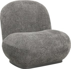ΠΟΛΥΘΡΟΝΑ BEANY HM9591.01 ΓΚΡΙ ΜΠΟΥΚΛΕ ΥΦΑΣΜΑ 85x82x77Υ εκ.