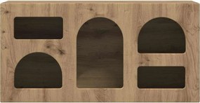 vidaXL Ντουλάπι TV ELST 80 x 35 x 40 εκ Artisan Oak Επεξεργασμένο Ξύλο