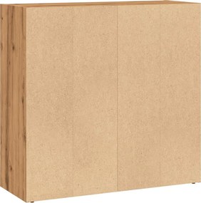 vidaXL Βιβλιοθήκη Αρτισιανή Δρυς 80x30x77 εκ. από Επεξεργασμένο Ξύλο