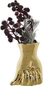 Βάζο DKD Home Decor Χρυσό Πήλινα 17 x 12 x 21 cm (x2)