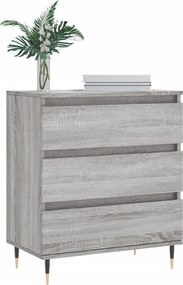 vidaXL Ντουλάπι Γκρι Sonoma 60x35x70 εκ. από Επεξεργασμένο Ξύλο
