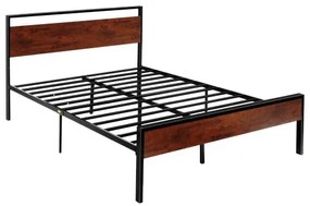 VEVOR Queen Size Metal Platform Bed Frame with Headboard and Footboard 14 Inch