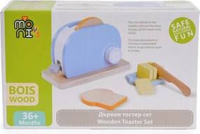 Wooden Toaster Set 4341 - 9 pcs