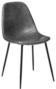 Καρέκλα Τραπεζαρίας (43x53x80) A-S Vladi Gris 157054B