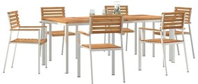 vidaXL Σέτ φαγητού για κήπο 7 pcs