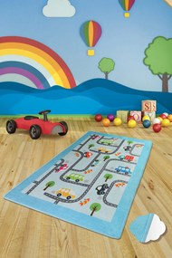 Carpet (100 x 160) Baby Cars Multicolor