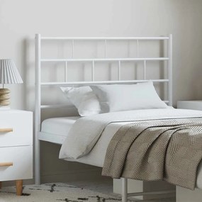 vidaXL Ανταλλακτικό κεφαλάρι Λευκό 100 εκ. Μεταλλικό
