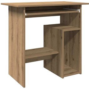 vidaXL Γραφείο Αρτισιανή Δρυς 80x45x74 εκ. από Επεξεργασμένο Ξύλο