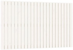 vidaXL Κεφαλάρι Τοίχου Λευκό 147x3x90 εκ. από Μασίφ Ξύλο Πεύκου