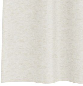 vidaXL Κουρτίνες με κουρτίνες 2 pcs Κρεμ 140 x 225 cm Πολυεστέρας