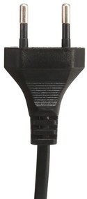 Φωτιστικό Δαπέδου με 2 Καπέλα Μαύρο από Χυτοσίδηρο E27 - Μαύρο