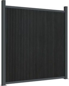 vidaXL Πάνελ Περίφραξης Γκρι 872 x 186 εκ. από WPC