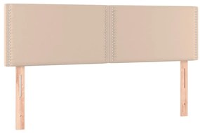 vidaXL Κεφαλάρια Κρεβατιού 2 τεμ. Καπουτσίνο 72x5x78/88 εκ. Συνθ.Δέρμα