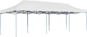 vidaXL Τέντα Εκδηλώσεων Πτυσσόμενη Pop-Up Λευκή 3 x 9 μ.