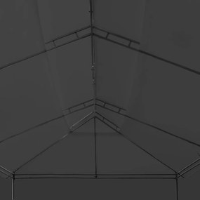 vidaXL Κιόσκι με Κουρτίνες Ανθρακί 600 x 298 x 270 εκ.