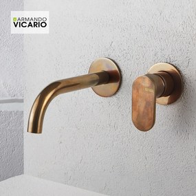 Armando Vicario Slim Natural Brass 500045 – Εντοιχιζόμενη μπαταρία νιπτήρα