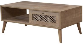 Τραπέζι Σαλονιού Goose 277WLN1127 100x55x45cm Oak