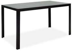 Τραπέζι Κήπου Nares 152-000003 140x80x72,5cm Black-Anthracite