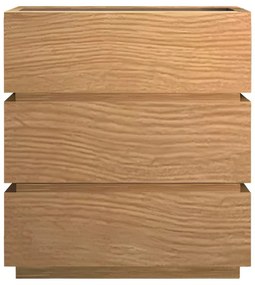 Κομοδίνο Sonlen pakoworld mdf σε oak απόχρωση 60x40x66εκ