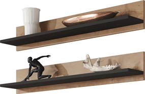 Σετ δύο ραφιών Soho-Lefkas Oak