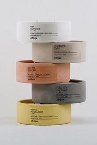 Candle Hello Moonlight Flat Yellow