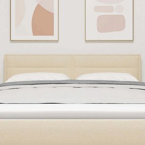 vidaXL Κεφαλάρι Κρεμ 144 cm ύφασμα