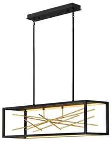Κρεμαστό Φωτιστικό Οροφής Ταινία LED 55W Μαύρο Styx QN-STYX-LED-ISLE-BG Quintiesse Elstead Lighting-QN-STYX-LED-ISLE-BG-Μαύρο QN-STYX-LED-ISLE-BG